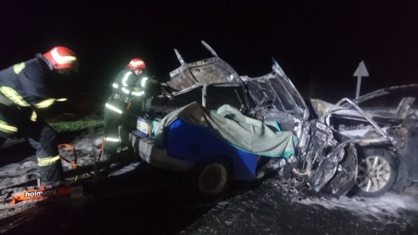 В Кировоградской области в ДТП загорелись «Таврия» и «Volkswagen Passat», погибли три человека (ФОТО)