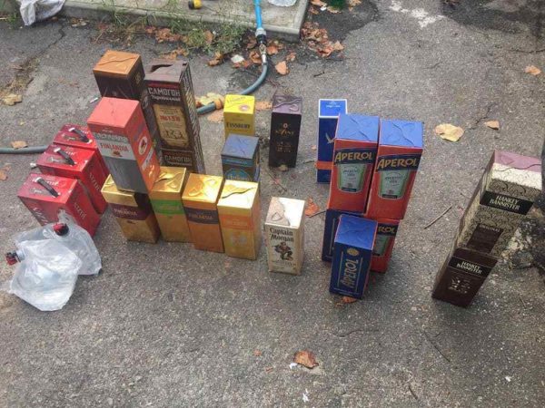 В Кировоградской области изъяли более 1 000 литров фальсифицированного алкоголя