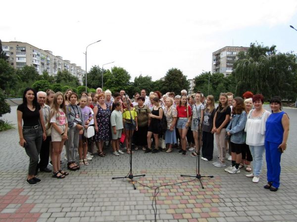 В Александрии состоялась очередная репетиция в рамках подготовки к установлению рекорда Украины (ФОТО)