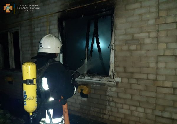 В Александрийском районе во время пожара в доме травмировался 61-летний мужчина