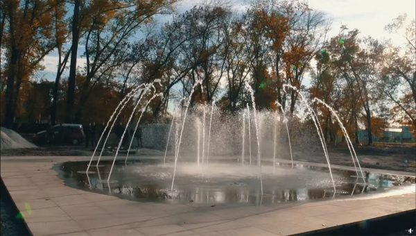В Александрии в парке Шевченко заработал новый фонтан